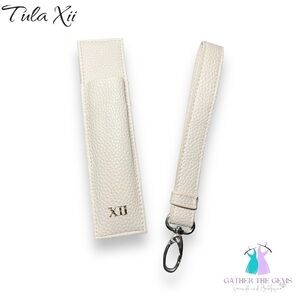 TULA Xii Cosmic Latte Wristlet and Elastic Pen Holder